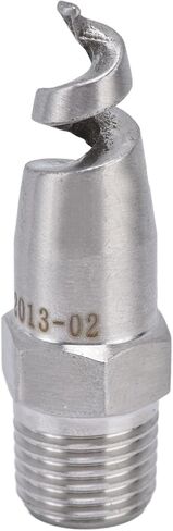 Stainless Steel Spiral Nozzle 2Pcs 120 Wide Angle Spray Nozzle with 1/4in Thread for Cooling Desulfurization Fire Fighting in Kuwait