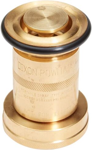 FireHoseDirect Brass 1 1/2 inch Industrial Washdown Nozzle (NPSH) in Kuwait