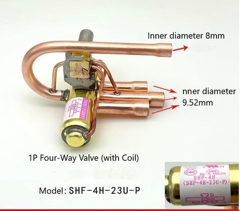Air Conditioning Four-Way Reversing Valve (1P/1.5P/3P/5P/10P/20P) & Air Conditioning Four-Way Valve Solenoid Coil (Coil) in Kuwait