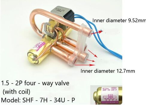 Air Conditioning Four-Way Reversing Valve (1P/1.5P/3P/5P/10P/20P) & Air Conditioning Four-Way Valve Solenoid Coil (Coil) in Kuwait