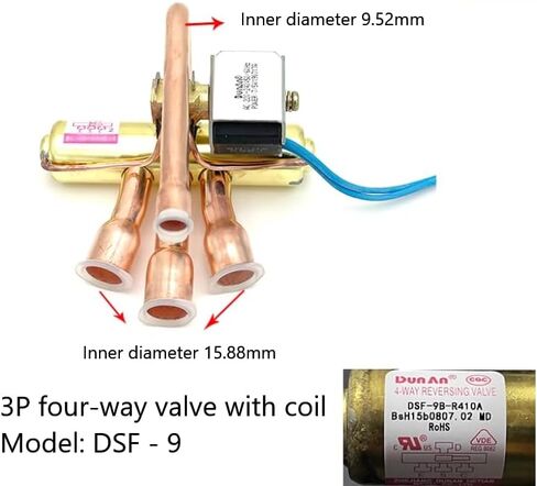 Air Conditioning Four-Way Reversing Valve (1P/1.5P/3P/5P/10P/20P) & Air Conditioning Four-Way Valve Solenoid Coil (Coil) in Kuwait