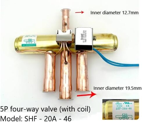 Air Conditioning Four-Way Reversing Valve (1P/1.5P/3P/5P/10P/20P) & Air Conditioning Four-Way Valve Solenoid Coil (Coil) in Kuwait