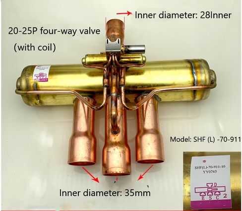 Air Conditioning Four-Way Reversing Valve (1P/1.5P/3P/5P/10P/20P) & Air Conditioning Four-Way Valve Solenoid Coil (Coil) in Kuwait
