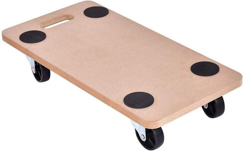 ergomaster الأثاث المتحركة دوللي، الثقيلة تتحرك دوللي الخشب المتداول يحمل 1000 رطل، الناقل المحرك لثلاجات الأريكة، الانزلاق السلس على السجاد والخشب الصلب (مجموعة من 2، 23 "× 11.5") in Kuwait