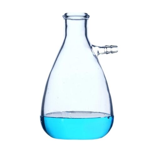 125mL-1000mL Glass Filter Flask with Upper Pipe Laboratory Suction Flask Lab Glassware(125mL) in Kuwait