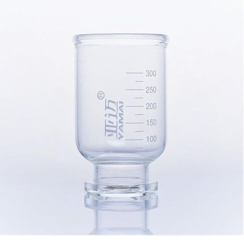 مجموعة أجهزة ترشيح المذيبات المختبرية سعة 1000 مل، جهاز ترشيح الفراغ ذو قلب رملي زجاجي، مع كوب مرشح سعة 300 مل وزجاجة استقبال سعة 1000 مل in Kuwait