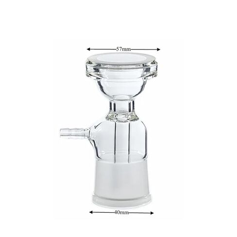 مجموعة أجهزة ترشيح المذيبات المختبرية سعة 1000 مل، جهاز ترشيح الفراغ ذو قلب رملي زجاجي، مع كوب مرشح سعة 300 مل وزجاجة استقبال سعة 1000 مل in Kuwait