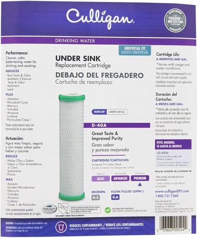 Culligan D40 Level-4 Drinking Water Replacement Cartridge in Kuwait