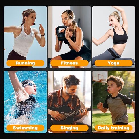 جهاز تمرين التنفس من سونمول للرئتين مع 5 مستويات مقاومة وقطعتي فم قابلتين للفصل | مدرب الرئة للعلاج التنفسي الطبيعي | جهاز تمرين الرئة وجهاز تمرين التنفس Peak in Kuwait