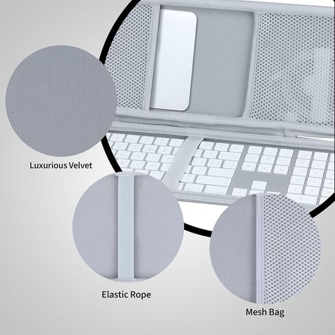 حافظة صلبة متوافقة مع لوحة مفاتيح Apple Magic المزودة بلوحة مفاتيح رقمية in Kuwait