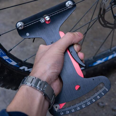Bicycle Spoke Tension Gauge - Aluminum Alloy, Precise & Universal for Road Bike/MTB | Ideal for DIY & Pros – Easy to Use for Wheel Maintenance & Emergency Repairs in Kuwait