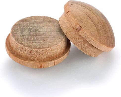 Cindoco Birch Button Top Screw Hole Plugs 3/4" 6 Pack in Kuwait