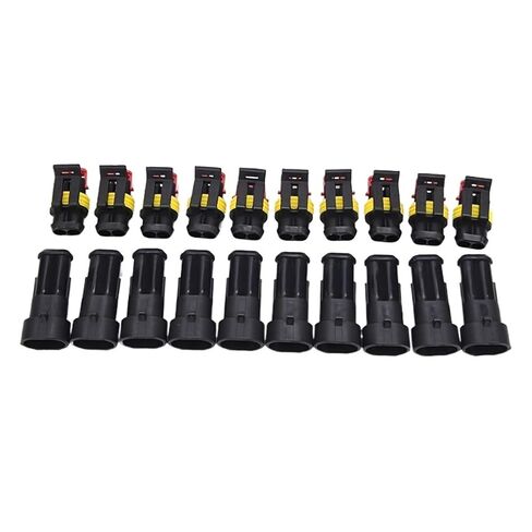 fengpeng 5kits Flame retardancy 2P auto Connector Waterproof Automotive Wire Connector Plug 2 Pins Electrical Car Motorcycle HID in Kuwait