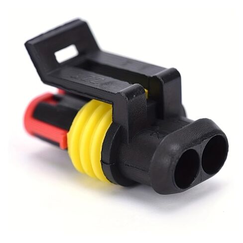 fengpeng 5kits Flame retardancy 2P auto Connector Waterproof Automotive Wire Connector Plug 2 Pins Electrical Car Motorcycle HID in Kuwait