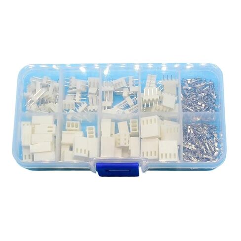 fengpeng KF2510 Kits 50 Sets Kit in Box 2p 3p 4 pin 2.54mm Pitch Terminal/Housing Pin Header Connectors Adaptor in Kuwait