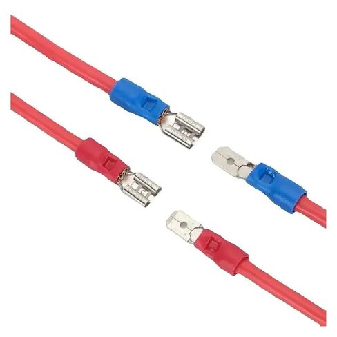 fengpeng 280PCS 2.8mm 4. 6.3mm Male and Female Spade Connector kit, 15 Types Crimp Terminals Electrical Connectors in Kuwait