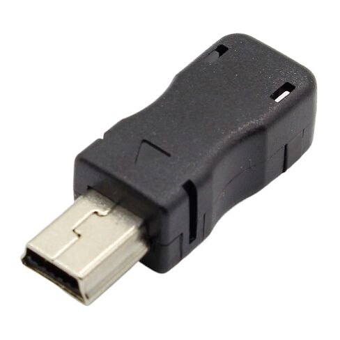 fengpeng 10pcs Mini USB 5 Pin T Port Male Plug Socket Connector&Plastic Cover for DIY in Saudi Arabia