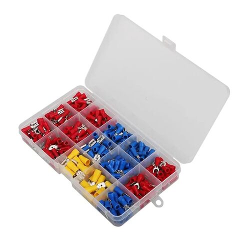 fengpeng 280PCS 2.8mm 4. 6.3mm Male and Female Spade Connector kit, 15 Types Crimp Terminals Electrical Connectors in Saudi Arabia