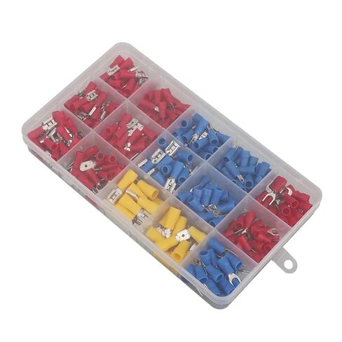 fengpeng 280PCS 2.8mm 4. 6.3mm Male and Female Spade Connector kit, 15 Types Crimp Terminals Electrical Connectors in Saudi Arabia
