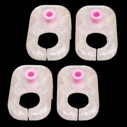 4 Packs AMS Lite Inlet Ceramic Ring Protector for Bambu Lab A1/A1 Mini, Wear-Resistant, Durable, Easy Install Bambu Lab 3D Printer Accessories A1/A1 Mini Series (AMS lite Protector-Yellow) in Kuwait
