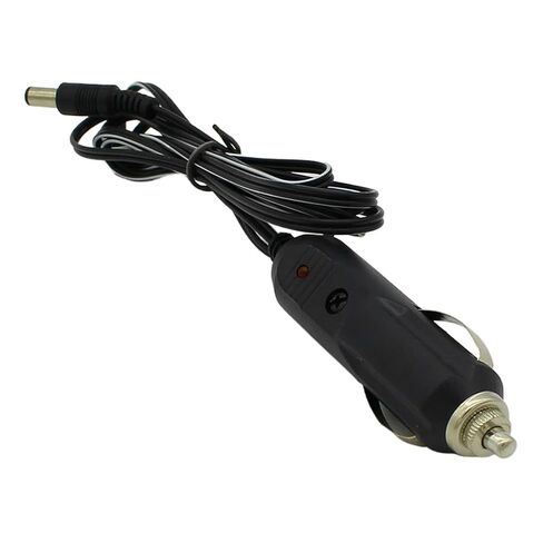 fengpeng Car Cigarette Lighter 5.5 * 2.1mm Plug Cigar Power Connector Fused with Light LED with 1.5m Wire Cable End Caps in Saudi Arabia