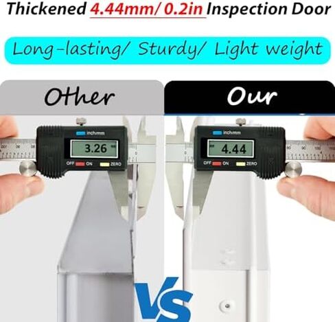 Customizable 15.7x17.7 Heavy-Duty Wall Access Panel - Push-to-Open Inspection Hatch for Drywall/Ceiling, Durable Maintenance Door, Stylish Cover Plate in Kuwait