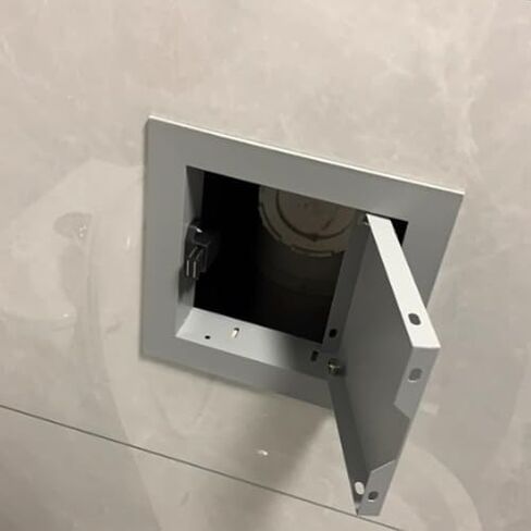 Customizable Heavy-Duty Small Wall Access Panel - Push-to-Open Inspection Hatch Cover Plate for Drywall/Ceiling Maintenance (40x45cm/15.7x17.7) in Kuwait