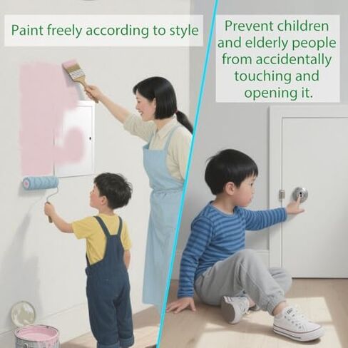 Waterproof Metal Access Door Panel for Attic, Garage & Basement - Commercial Inspection Hatch Plate, Decorative Repair Cover (20x34/508x864mm) in Kuwait