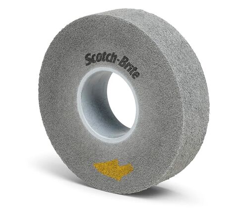 Scotch-Brite™ EXL PRO Deburring Wheel, 12 in x 1/2 in x 5 in 9S FIN, 2 per case in Saudi Arabia