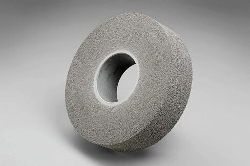 Scotch-Brite 24533-case EX2 Deburring Wheel, 8" x 1/2" x 3" 9S FIN, Gray (Pack of 4) in Saudi Arabia