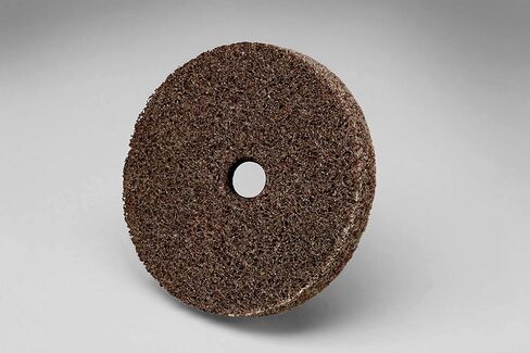 Scotch-Brite 77202 EXL PRO Unitized Wheel, 8" x 4.5mm x 1", 8A CRS, Gray in Saudi Arabia