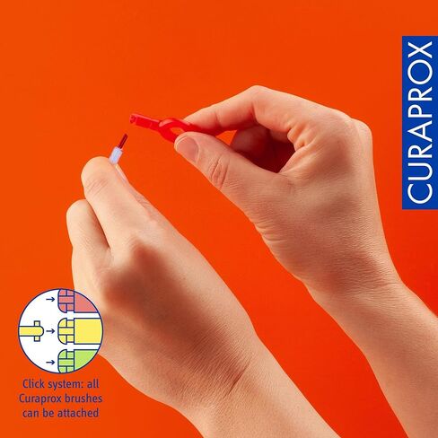 Curaprox Interdental Brush Refills CPS 405 Perio – for Medium-Large Gaps & Sensitive Gums | Ultra-Fine Filaments for Precise Cleaning | 4-Pack | Swiss Made in Kuwait