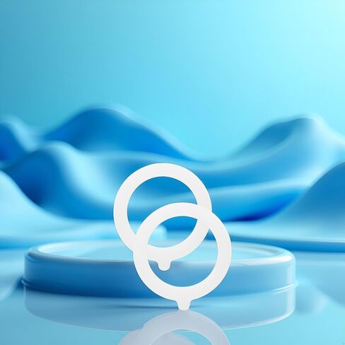 2Pcs White Silicone Jar Gaskets Replacement Rubber Seals Rings Sealing Rings for Mason Jar Lids Airtight Leak-Proof Canning Silicone Fitting Seals Canning Lids (3.75 Inch) in Saudi Arabia