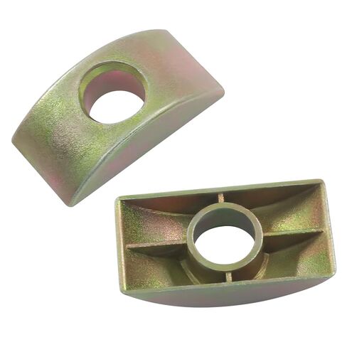 12 عبوة M8 نصف قمر، غسالة فاصل موصل صواميل بلون برونزي، قطر فتحة 8 مم لأثاث اللوحة/خزانة الملابس in Kuwait