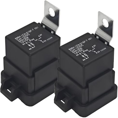 896H-1CH-D1SF-T Relay (Pack of 2) - 50A SPDT 1 Form C, 12V DC Coil, Silver Tin Oxide Contacts, Quick Connect Terminal - Replace 896H-1CH-D1SF-T-001-12VDC 896H-1CH-D1SF-R1-T AZ9731-1C-12DC4 in Kuwait