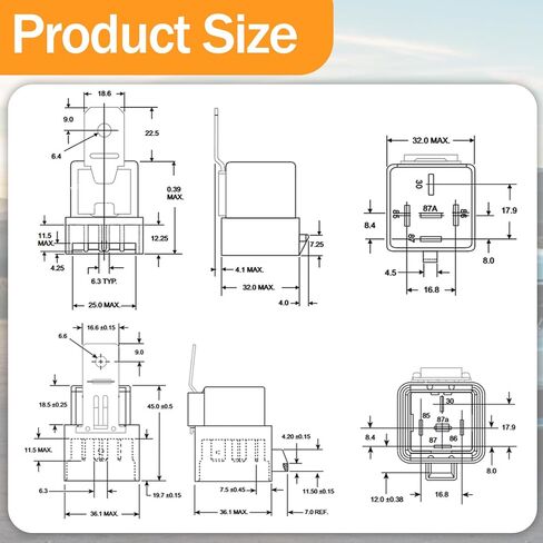 896H-1CH-D1SF-T Relay (Pack of 2) - 50A SPDT 1 Form C, 12V DC Coil, Silver Tin Oxide Contacts, Quick Connect Terminal - Replace 896H-1CH-D1SF-T-001-12VDC 896H-1CH-D1SF-R1-T AZ9731-1C-12DC4 in Kuwait