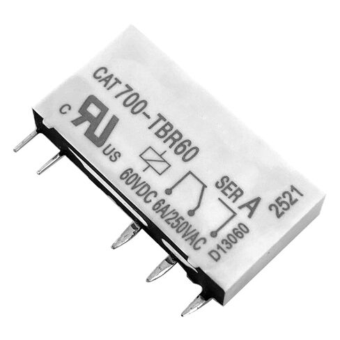 5 عبوات CAT700-TBR60 مرحل 5 دبابيس - 60VDC 6A/250VAC DIN مرحل صناعي للوحات التحكم وأنظمة التشغيل الآلي والخزائن الكهربائية in Saudi Arabia