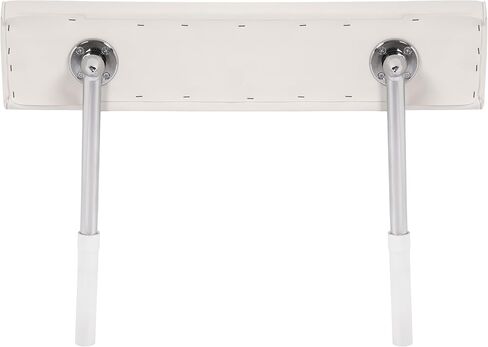 Seat Backrest Compatible with Universal Boat Parts Leaning Posts Aluminium Silvery Arms Plastic White Seat Backrest in Saudi Arabia