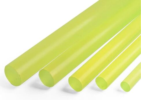 Solid PU Polyurethane Round Rod, Elastic Rubber, Beef Tendon, Shock-Absorbing, Diameter 60mm, Length 500mm, 1pcs in Kuwait
