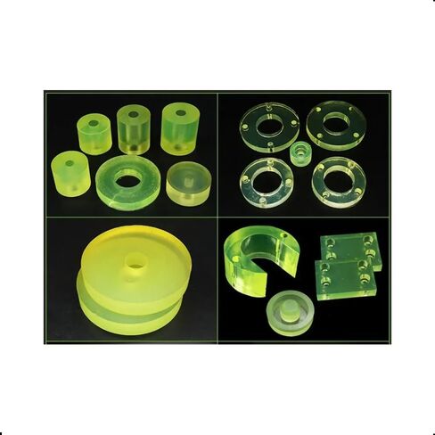 Solid PU Polyurethane Round Rod, Elastic Rubber, Beef Tendon, Shock-Absorbing, Diameter 60mm, Length 500mm, 1pcs in Kuwait