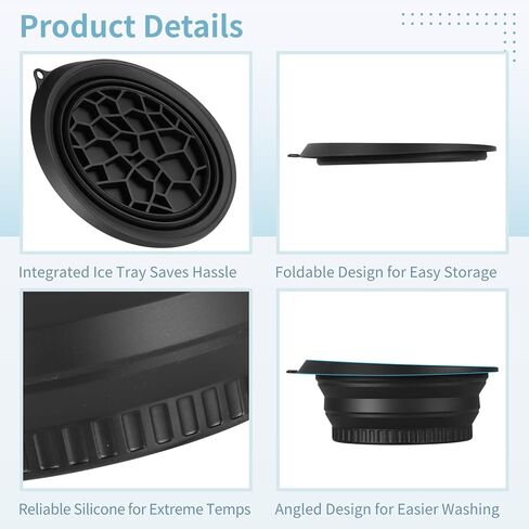 10.39 وعاء وجه من السيليكون باللون الأسود: مصمم للاستخدام البارد in Kuwait