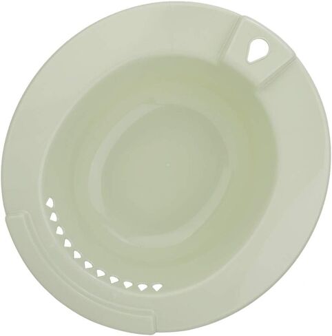 Toilet Hip Bath Tub Washing Basin Premium PP Material Non Durable Edge Thickening Design for Pregnant Women Hemorrhoids Patients Elderly Blue Green 38.5cm (Green) in Saudi Arabia