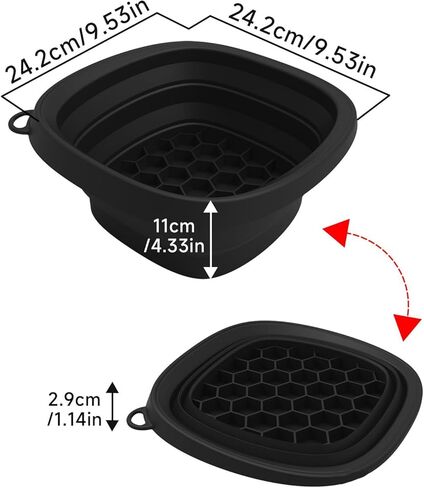 Ice Face – Cold Plunge Bowl for Skin Refresh | Reusable Spa Basin System, Foldable Portable Form, Built In Tray Support & Cooling Care Features for Morning Routines, Home Skincare, Facial Soaking and in Saudi Arabia