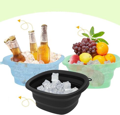 Ice Face – Cold Plunge Bowl for Skin Refresh | Reusable Spa Basin System, Foldable Portable Form, Built In Tray Support & Cooling Care Features for Morning Routines, Home Skincare, Facial Soaking and in Saudi Arabia