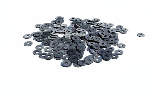 250-Pack Neoprene Flat Rubber Washers - 3/4" OD x 1/4" ID x 1/16" Thick - Round Seals for Hoses, Bolts, Plumbing, and Gasket Applications - Gasket Rings in Kuwait