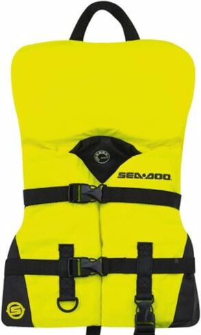 Sea-Doo Toddler PFD Infant Heads-Up Child Life Jacket 0-30lbs Yellow 2858390426 in Kuwait