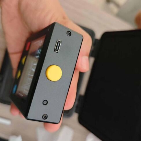 ERICAT Handheld Surface Roughness Tester Meter, Surface Roughness Meter, High Precision Roughness Gauge with LCD Display, Ra/Rz/Rq/Rt/Rp/Rv/Rc Parameters, for Metal/Plastic Surface Measurement in Saudi Arabia