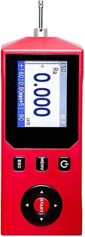 Handheld Smoothness Detector, Portable Profilometer with IPS Display, 0-320Um Measuring Range and 14 Roughness Parameters, 0.001Μm Measurement Accuracy and Easy to Carry for Sandblasting in Saudi Arabia