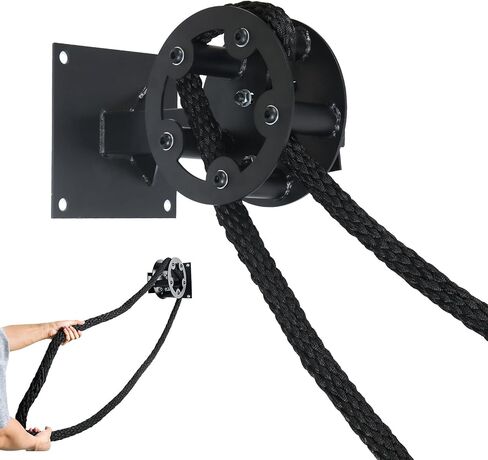 جهاز تدريب المقاومة، جهاز تدريب حبل البكرة المثبت على الحائط من تانبوكسما مع جهاز تدريب المقاومة القابل للتعديل بثلاثة مستويات لتمرين الجزء العلوي من الجسم في المنزل in Saudi Arabia