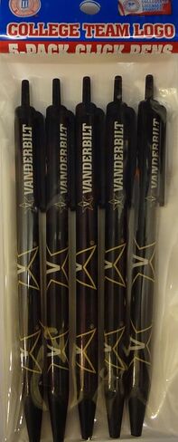 Pro Specialties Group Vanderbilt Commodores Pen 5pk - 2L in Saudi Arabia